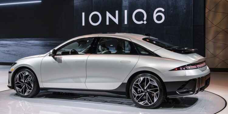 Hyundai’s Ioniq 6 EV makes its US debut at the LA Auto Show