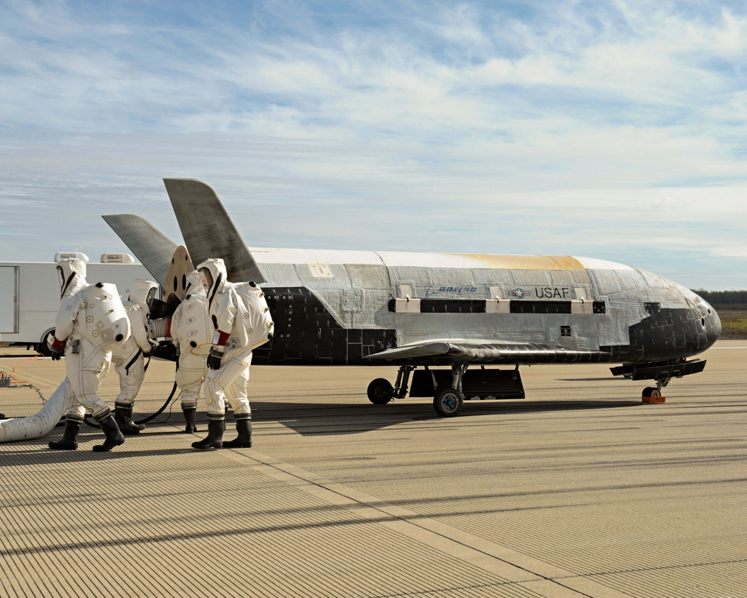 The Space Force’s X-37B spaceplane returns to Earth after over two years in space