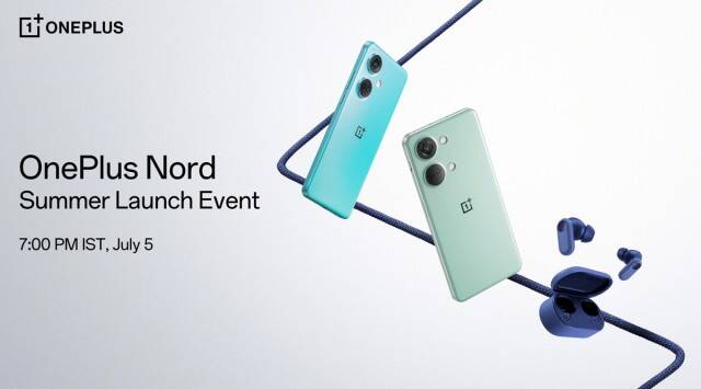 OnePlus to unveil the Nord 3 5G smartphone at the Nord Summer Launch Event on July 5; the Nord CE3 5G and Nord Buds 2r to be launched as well